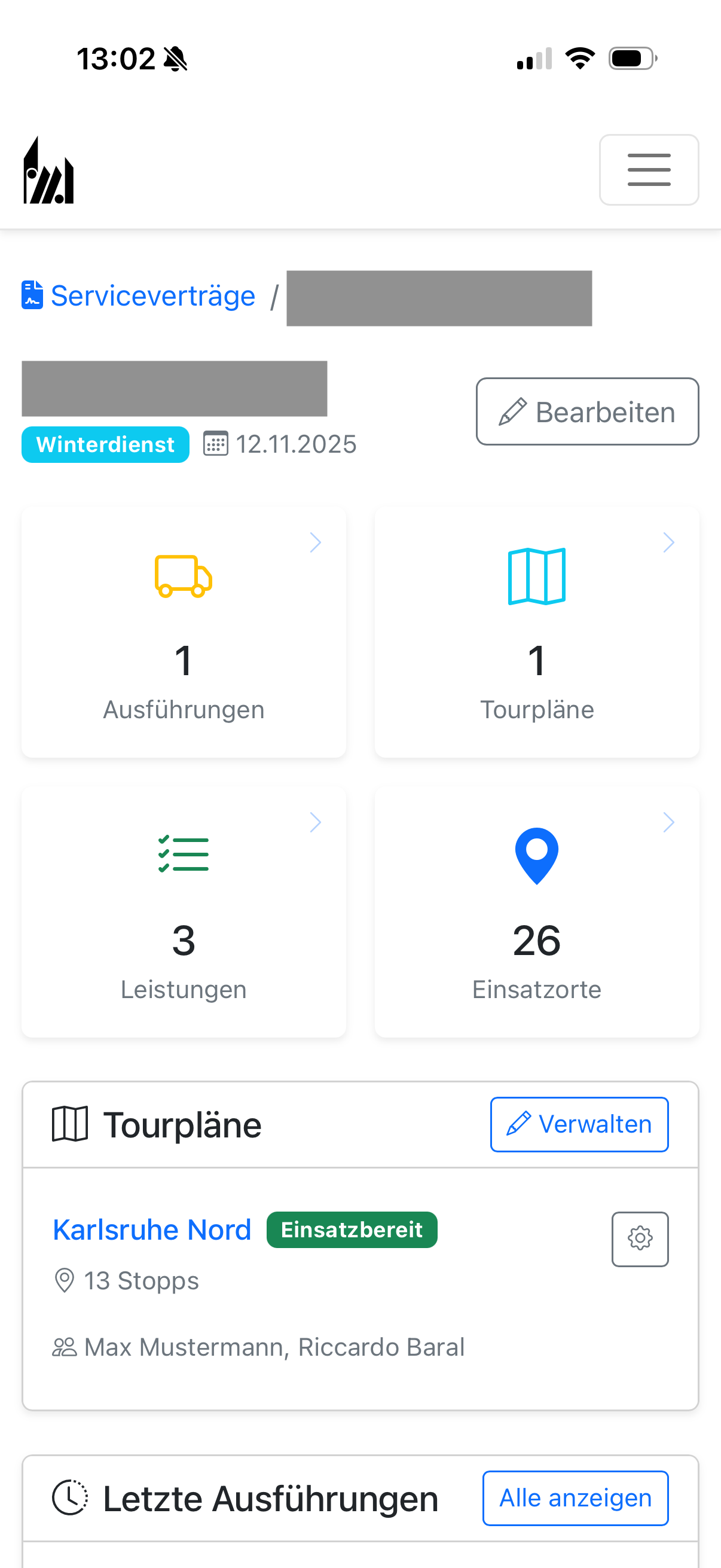 Objektverwaltung - Übersicht