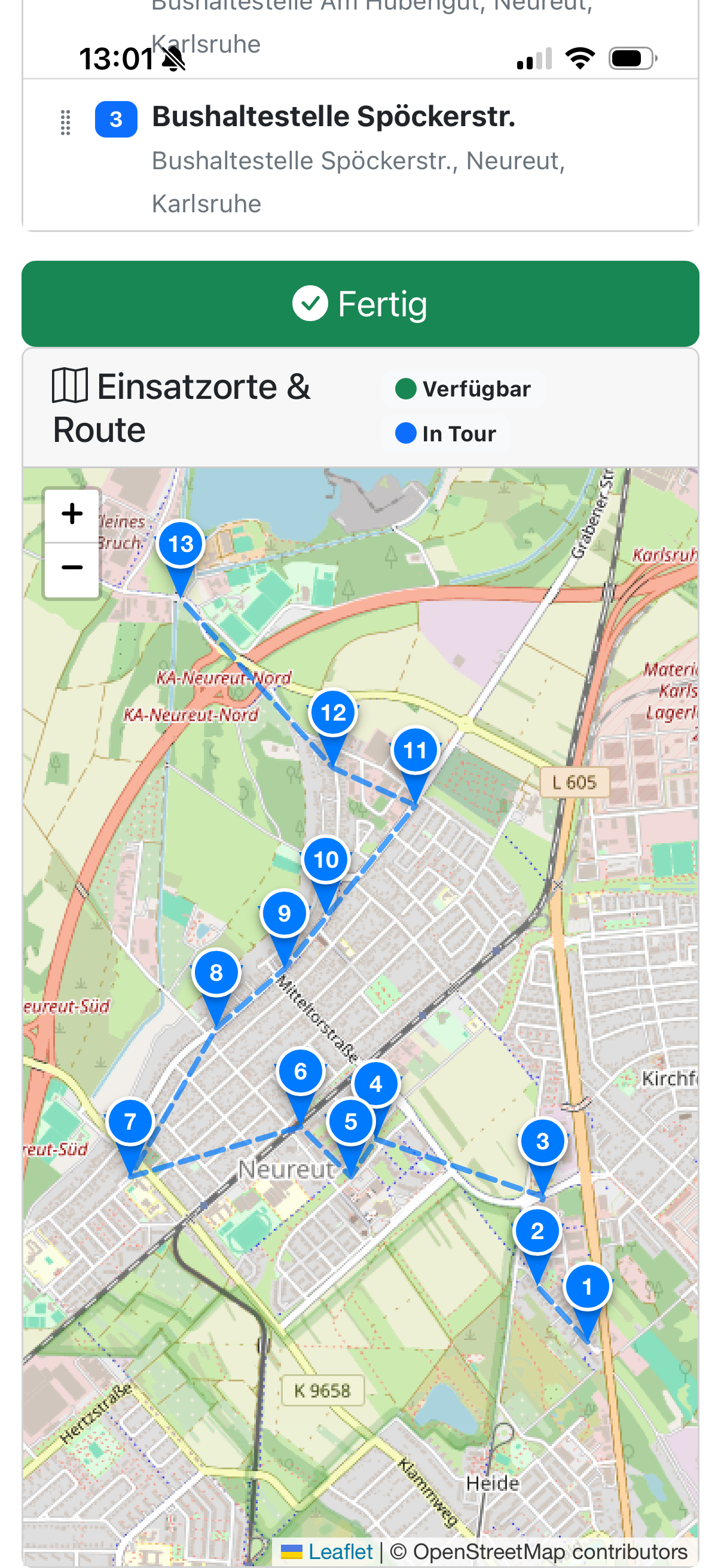 Objektverwaltung - Planung